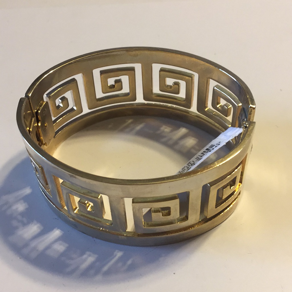 Worthington Silver Tone Hinged Bracelet